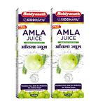 Baidyanath Amla Juice - Natural Immunity Booster enriched with Vitamin C | No added Sugar-1L (Pack of 2)