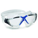 Aqua Sphere Vista Swim Mask, Grey/Blue, Clear