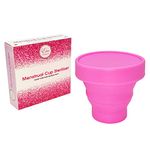 Menstrual Cup Steriliser Cleaner Wash Holder - Fits Most Menstruation Cups - Microwave Steriliser - Makeup Brush Holder - Makeup Travel Holder