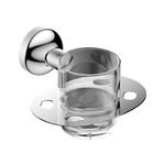 Amity Eco Tumbler Holder | Toothbrush Holder, Wall Mounted for Bathroom and Wash Basin, Stainless Steel with Chrome Finish