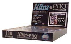 Ultra Pro - Platinum 4 Pocket Page Display (100 Pack)