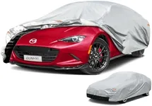 GUNHYI 6 Layers Small Car Cover for Coupe Sports Waterproof All Weather, Heavy Duty Full Exterior Cover Suitable for Mazda Miata/MX-5, BMW Z3, Honda S2000, Saturn Sky etc. Size A1 (See Size Chart)