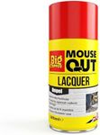 The Big Cheese Anti Mouse Lacquer – 300 ml Aerosol Mouse Biting and Chewing Deterrent/Repellent Hard Surface Application Mint Scented Waterproof Ready-To-Use
