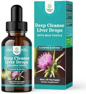 Liver Support Milk Thistle Tincture - Milk Thistle Liquid Herbal Supplement with Artichoke Extract for Liver Cleanse Detox & Repair - Liver Detox Cleanse Drops with Dandelion Turmeric and Ginger