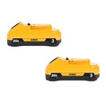 DEWALT 20V MAX Battery Pack, 3.0-Ah, 2-Pack (DCB230-2)