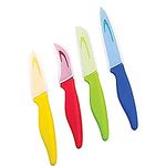 Starfrit 092867-006-0000 092867 Set of 4 Multipurpose Knives with Sheaths, Multicolored