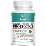 Vinco Advanced Oral Probiotics for Healthy Teeth, Gums, & Fresh Breath - Adults & Kids Immune Support for Ear, Sinus & Throat with BLIS K12 BLIS M18-100 Chewable Tablet - Fresh Mint - Made in The UK