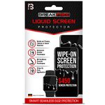 BREAK FREE Liquid Glass Screen Protector With $450 Screen Coverage | Wipe On Scratch and Shatter Resistant Nano Protection for All Phones Tablets and Smart Watches - Universal Fit