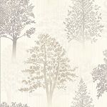 Arthouse Wallpaper Diamond Tree Natural 259002 Full Roll, Neutral