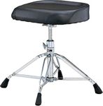 Yamaha DS-950 Drum Throne – Heavy-Duty Double-Braced Quad-Leg Design with Bench-Style Seat and Screw Rod Height Adjustment