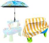 Water Table Cover and Water Table Umbrella for Step 2 Water Table, Step 2 Water Table Accessories for Water Table for Toddlers 1-3 Include a Umbrella For Water Table and a Water Table Cover Step2