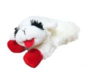 MULTIPET MU48371 International 843140 Lambchop Plush Squeak Toy Mini for Pets, 6-Inch, White