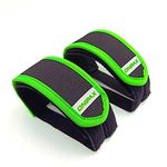 ONIPAX 1 Pair Bike Pedal Strap Toe Clips Straps Tape (green)