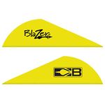 Bohning Blazer Archery Vane (100-Pack), Neon Yellow