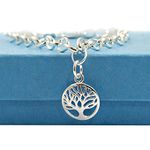 Tree of Life Bracelet Size Medium Gift Box Gift for Her Handmade Sterling Silver