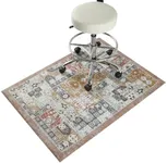 RccugmatS Chair Mat for Hardwood & Tile Floor, 47" x 60" Heavy Duty Office Chair Mat Floor pad for Rolling Chairs, Anti Slip, Non-Curve, Floor Protector for Home Office, Pink