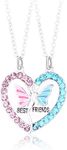 2PCS BFF Necklaces Friendship Magne