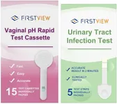 Vaginal pH Test Strips & UTI Test Strips 20-Pack Combo, at-Home Health Monitoring Kit for Women, Fast Results for Vaginal Balance & Urinary Tract Infection Detection