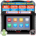 Autel Scanner MaxiCheck OBD2 Diagnostic Scanner MX900(Advanced MD808 Pro Same MK808) 40+ Services, Bidirectional Control Scan Tool,All System Diagnostics, Auto VIN & Auto Scan,TPMS Relearn IMMO