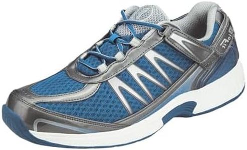 Orthofeet Sprint Comfort Orthopedic Plantar Fasciitis Diabetic Mens Sneakers Blue Synthetic 9 M US