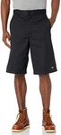 Dickies Men's 13-Inch Multi-Use Pocket Work Shorts, Black, W34