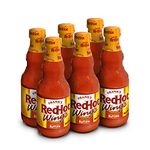 Frank's RedHot Buffalo Wings Sauce 148 ML | Pack of 6 | Hot Chilli Sauce | Vegan & Non-Vegan Cuisine | Perfect for Chicken Wings, Burritos & Fajitas |No Artificial Colours Flavourings or Preservatives