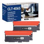 K406S InkSpire 2PK CLT-K406S CLT-406S Toner for Samsung C460 Toner, C460FW C460W C410W CLX-3300 CLX-3305 CLP-360 CLP-365 CLP-365W CLX-3305FN CLX-3305FW CLX-3305W SL-C410W, C410W Toner