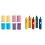 Munchkin 40 Pack Color Buddies Refills + 5 Piece Bath Crayons Set