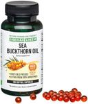 Siberian Sea Buckthorn Oil 200 Caps (200mg) from Wild-harvested Siberian Sea Buckthorn Berries