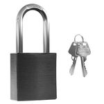 Padlock with Key, [1.49in Long Shackle] Diyife 40mm Heavy Duty Padlocks Outdoor Weatherproof Lock Aluminum Padlocks keyed Alike for School Gym Locker, Office, Garage, Shed, Fence, Warehouse (2 Keys).