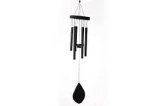 LIGHTNIING HAMMERZ Home Decoration Items Wind Chimes for Home, Balcony,Bedroom, Vastu, Feng Shui 5 Pipes with Good Sound Gifts for Friends (Black)