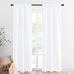 NICETOWN White Bedroom Curtain Pane