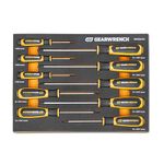 GEARWRENCH 10 Piece Torx Dual Material Screwdriver Set in Foam Storage Tray - GWMSSCRTX