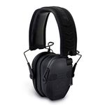 Walkers Game Ear GWP-RSEQM-BT Walker's Razor Quad Electronic Bluetooth Muff- Black 12.38x 4.5X 8