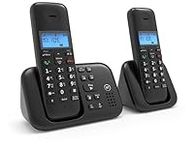 BT 3960 Cordless Landline House Phone with Nuisance Call Blocker, Digital Answer Machine, Twin Handset Pack