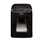 Fellowes Powershred 12C Personal 12 Sheet Cross Cut Paper Shredder for Home Use - with Safety Lock, Black