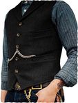 AeoTeokey Classic Mens Wool Tweed S