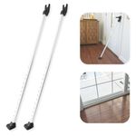 Securityman 2-in-1 Adjustable Door Knob Jammer & Sliding Patio Door Security Bar (2 Pack) - Constructed of High Grade Iron (SECURITYBAR2)