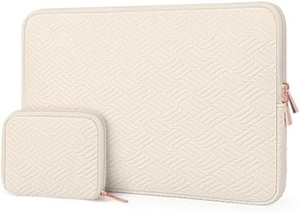 ARVOK Funda para Portátil 13-14 Pulgadas para MacBook Air 15 Pulgadas/Pro 16 Pulgadas, Cuero Funda para Computadora Portátil para HP/DELL/Acer/ASUS/Samsung/Lenovo, Resistente al Agua, Bolsa Extra