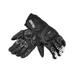 Raida AeroPrix Full Gauntlet Leather Motorcycle Gloves | KNOX™ SPS Palm Sliders | Dual Wrist Closure (2XL, White)