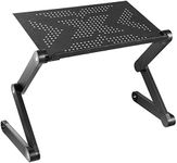 Mount-It! Adjustable Laptop Stand, Portable Standing Desk, Large Size Aluminum Bed Lap Tray for Notebook, Lightweight and Multi-Functional for Work, School, Home and Bed