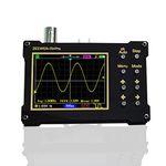 2 in 1 Mini Handheld Digital Oscilloscope Signal Generator, 2.4” Digital Automotive Oscilloscope,40MSa/s Sampling Rate, 18MHz Bandwidth, Signal Generator Frequency 500Khz,with 10X, 100X Probe(154 Pro)