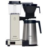 Moccamaster KBGT, Coffee Machine, Filter Coffee Machine, Thermal jug, Off-White, 1.25 Liters
