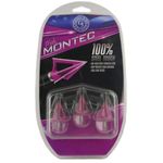 G5 Outdoors LLC Montec Broadhead (Pack of 3), Pink, 100 Grain