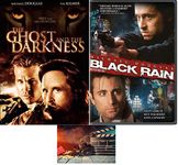 Michael Douglas Double Feature The Ghost and The Darkness & Black Rain 2 DVD Set Includes Movie Camera Glossy Print Art Card