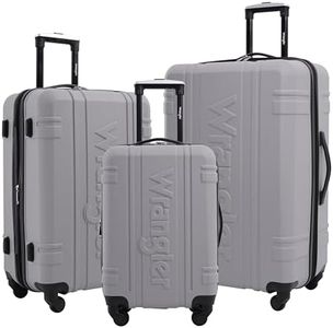 Wrangler 3 Piece Astral Travel Luggage Set, Sharkskin, 3 Piece Set, 3 Piece Astral Travel Luggage Set