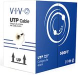 VIVO Black 152m Bulk Cat5e, CCA Ethernet Cable, UTP Pull Box, Cat-5e Wire, Waterproof, Outdoor, Direct Burial (CABLE-V011)