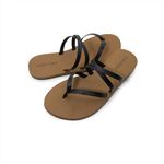 Volcom Women's Easy Breezy Ii Flip Flop Sandals, Black - New, 5 UK