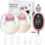 Horigen Breast Pump Hands Free D6, Ultra-Lightweight Wearable Breast Pump with Soft Double-seal Flange - 25mm, Quiet & Leak-Proof Portable Electric Pump, 3 Modes & 9 Levels, Upgraded Low Noise Motor