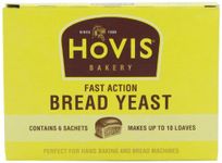 Hovis Bakery Fast Action Bread Yeast 6 Sachets 42 g (Pack of 10)